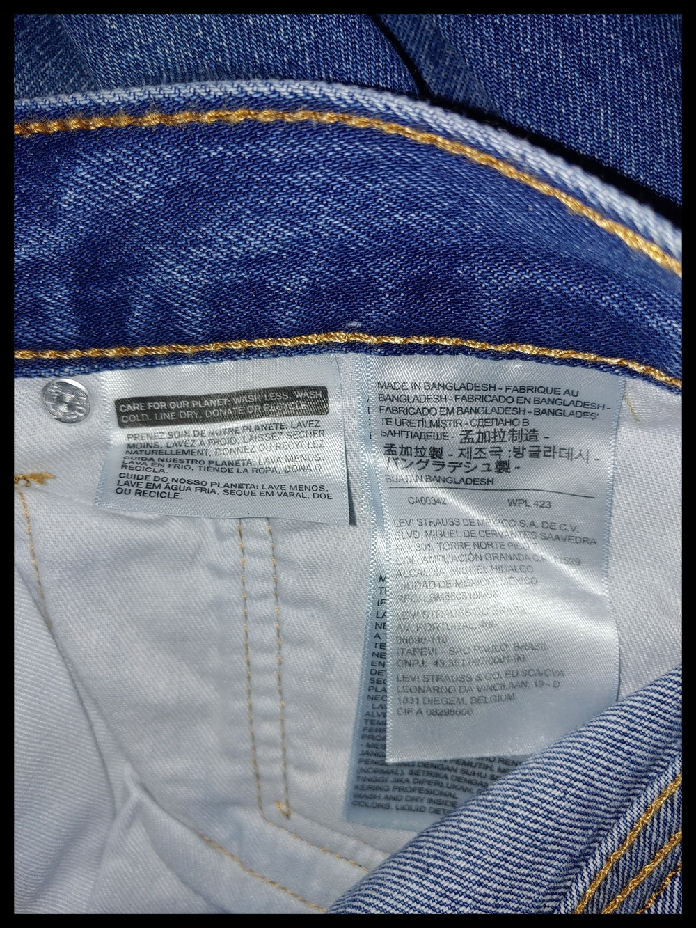 Levi's 505 Straight Leg Jeans 34x32 - Picture 6 of 6